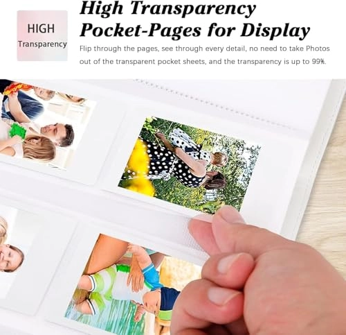 2x3" 256 Pockets Fabric Cover Photo Album