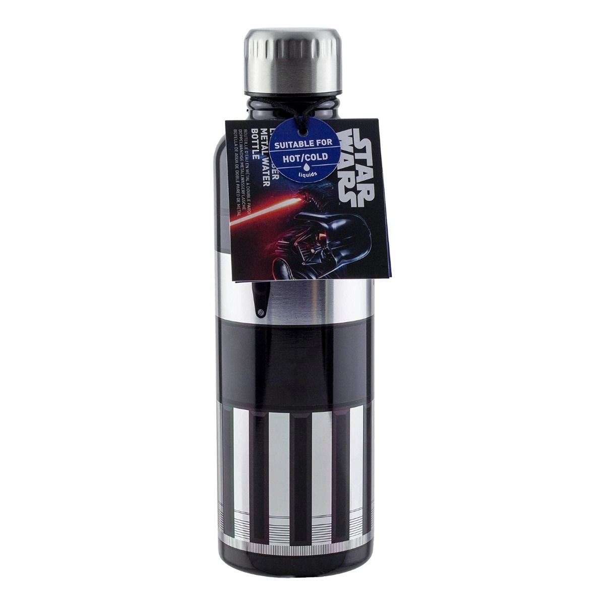 Paladone Darth Vader Lightsaber Water Bottle - Metal