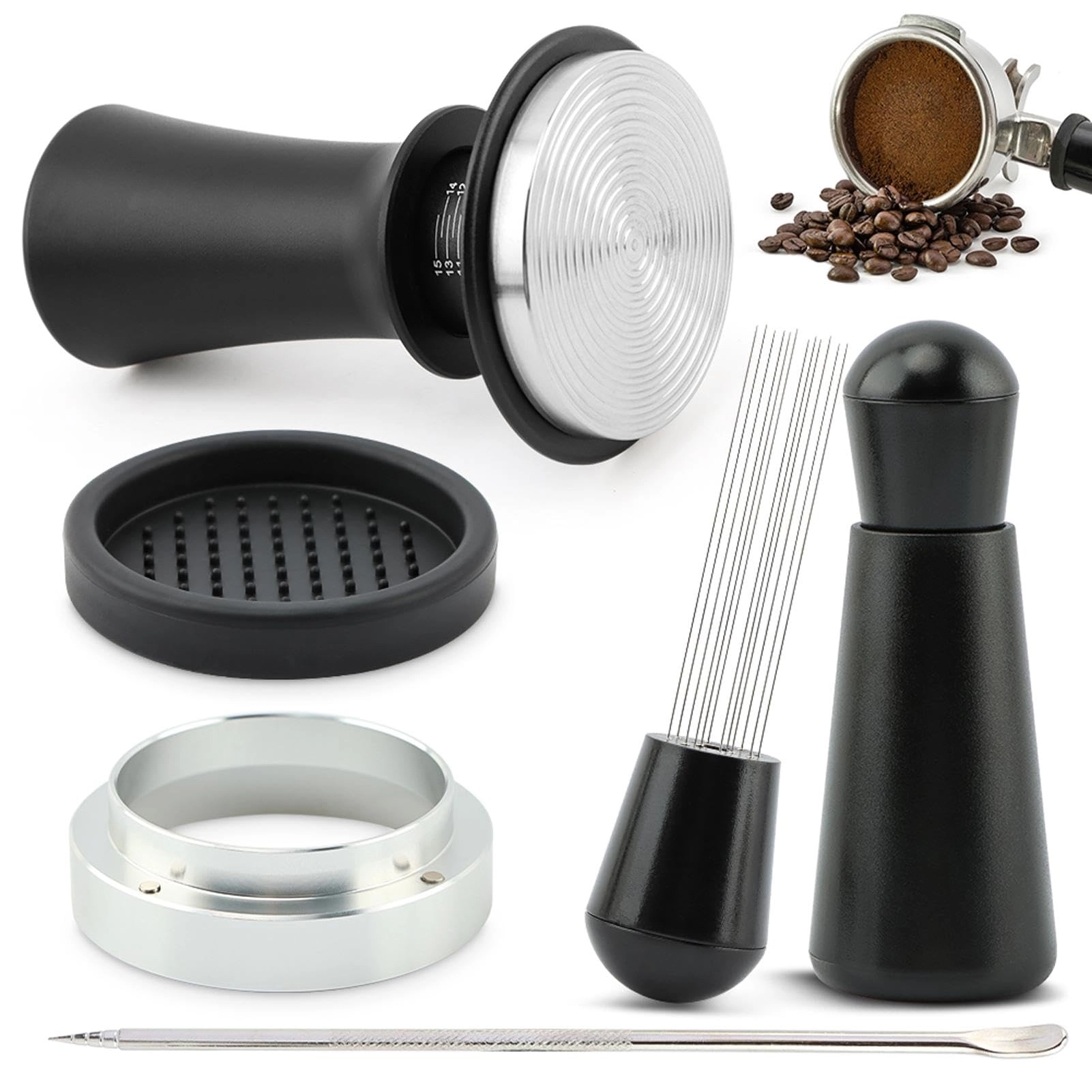 Jiakalamo 51mm Espresso Tamper - Spring Loaded Accessories Kit