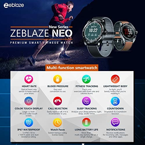 Sports Smart Watch - 1.3 Inches IP67