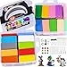 Polymer Clay Kit - Plasticine Polymer Clay 1.57 Kg 50pcs.