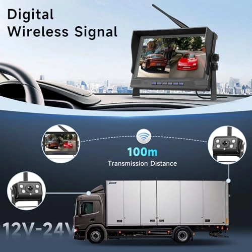 Wireless Backup Camera - Night Vision Wireless 720P