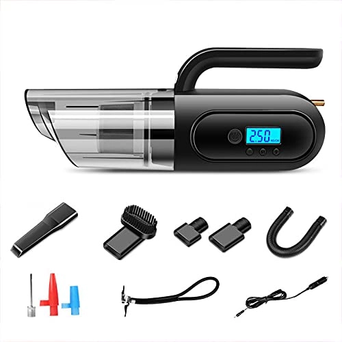 4-In-1 Multifunctional Vacuum Cleaner - Handheld Four-in-one Digital Display Black