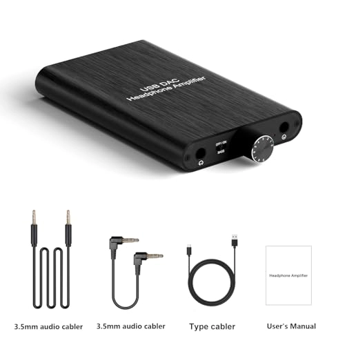 Headphone Amplifier - 16-600Ω USB-C 3000mAh