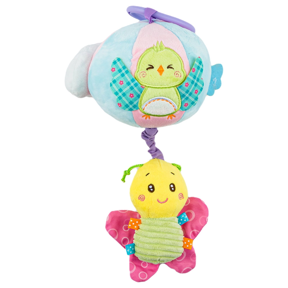 Baby Stroller Plush Hanging Mobile Rattle Toy - Suitable for 3 months and above