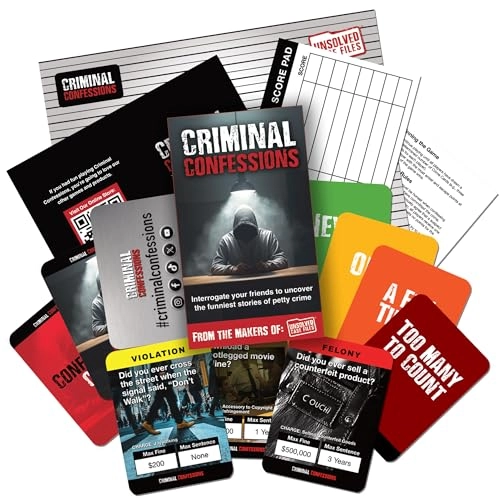 CRIMINAL CONFESSIONS - English Adult 197 GAME CARDS