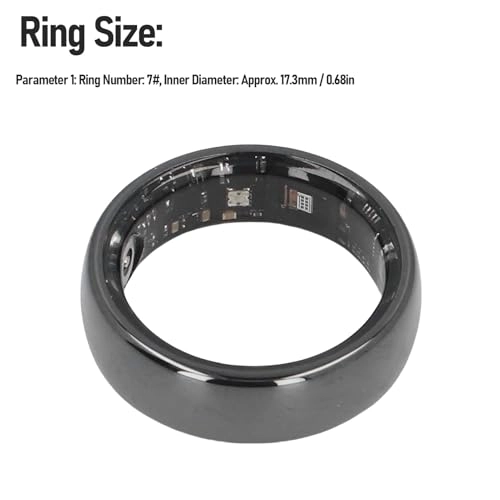 Smart Ring - Size 9: Approx. 18.9mm / 0.74in Inner Diameter
