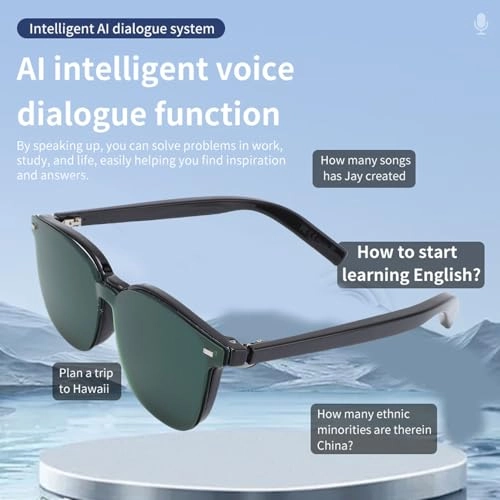 AI Translator Glasses - Bluetooth V5.4 100+ Languages