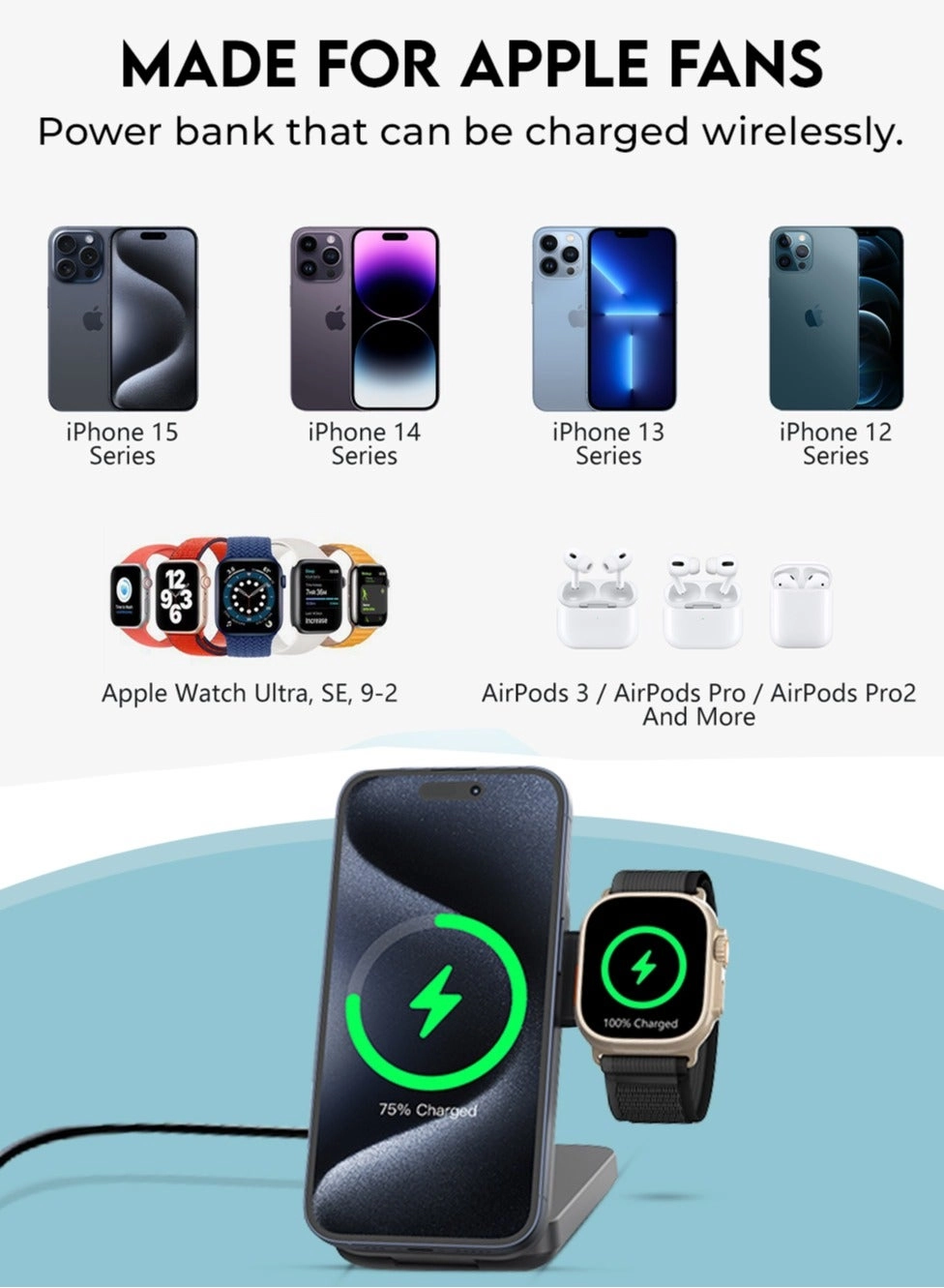 GPMS10B3 - 10000mAh Wireless