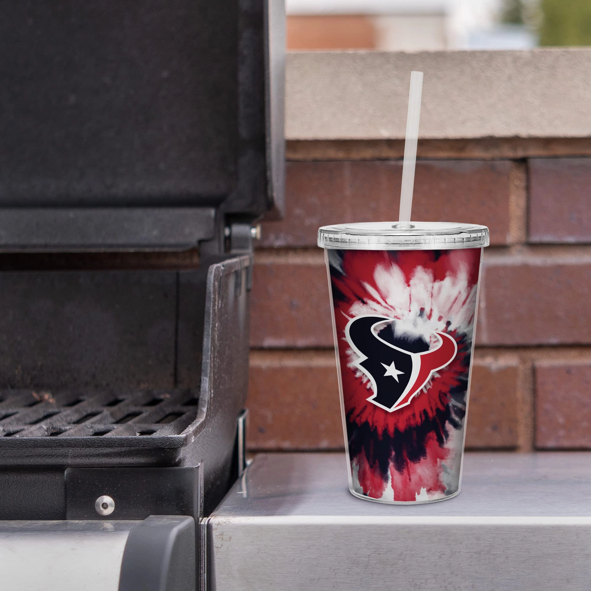 NFL Football Metallic Tie Dye Tumbler - 473ml