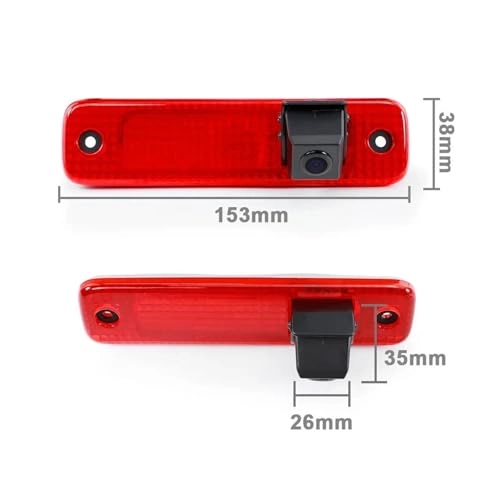 AHD1080P 170 Degree Car 3rd Brake Light Rear View Camera - Night Vision
