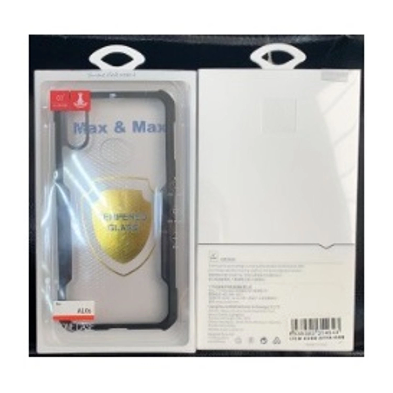 Clear Scratch Resistant Tempered Glass Screen Protector + Clear Tempered Glass Back Protector for Samsung A10s