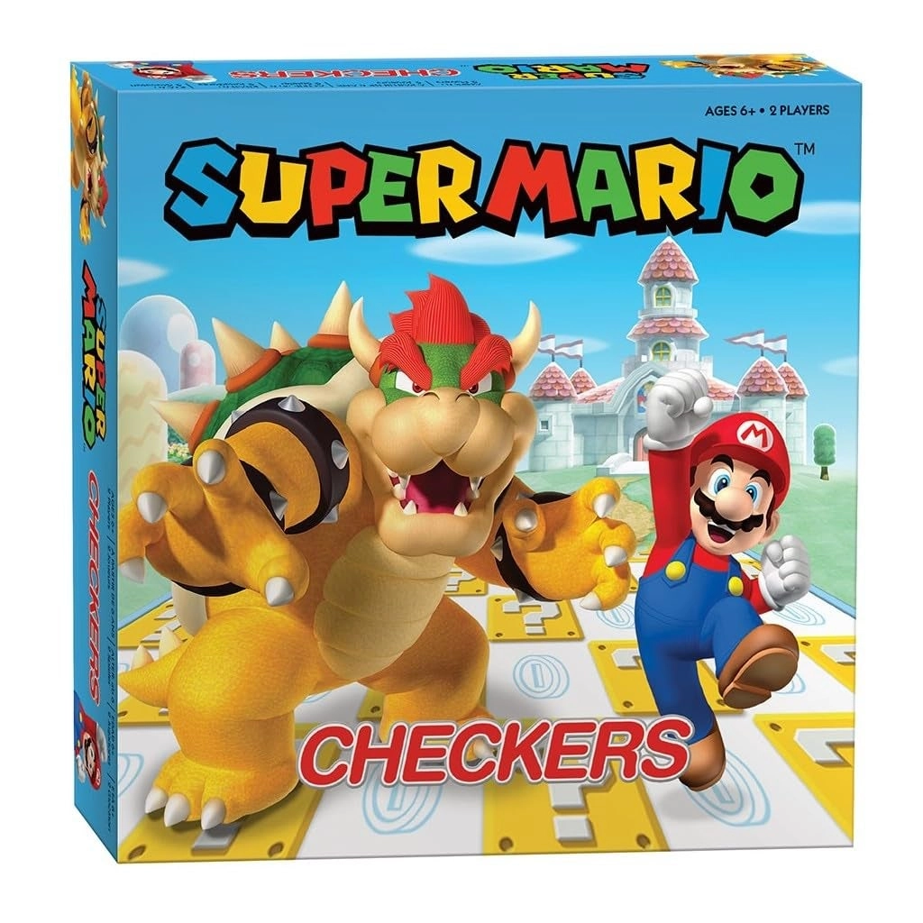 Super Mario Checkers & Tic Tac Toe
