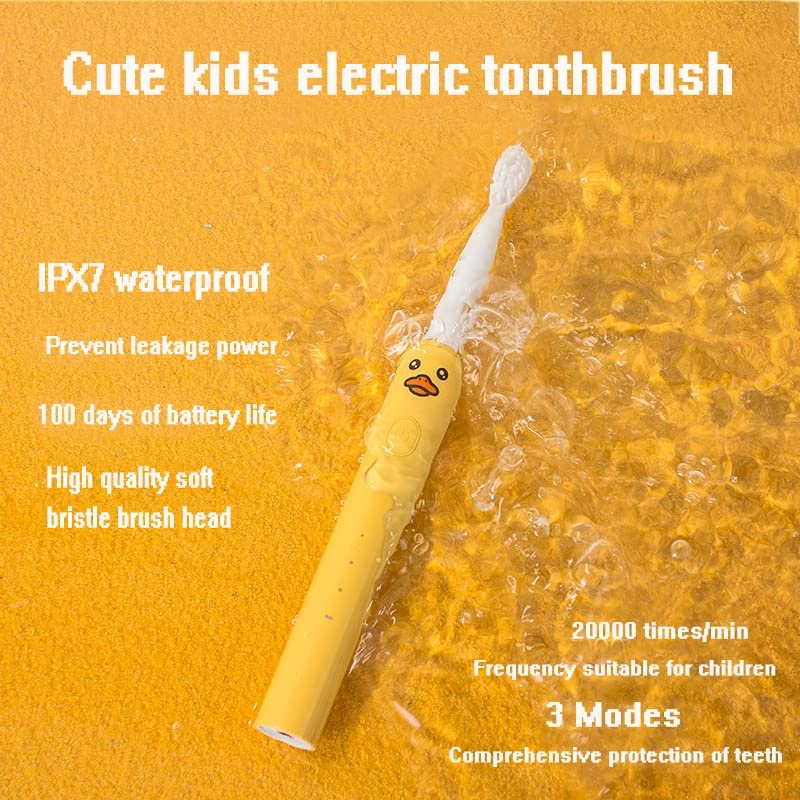 Vibration Toothbrush - 20,000 VPM IPX7 3 Brushing Modes