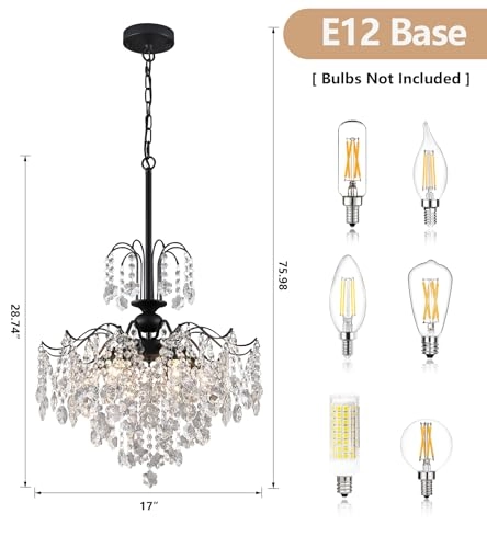 Crystal Chandelier - Dimmable