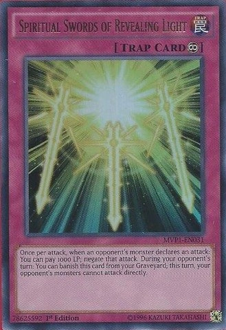 Konami Yu-Gi-Oh! Spiritual Swords of Revealing Light MVP1-EN031 - 2pcs
