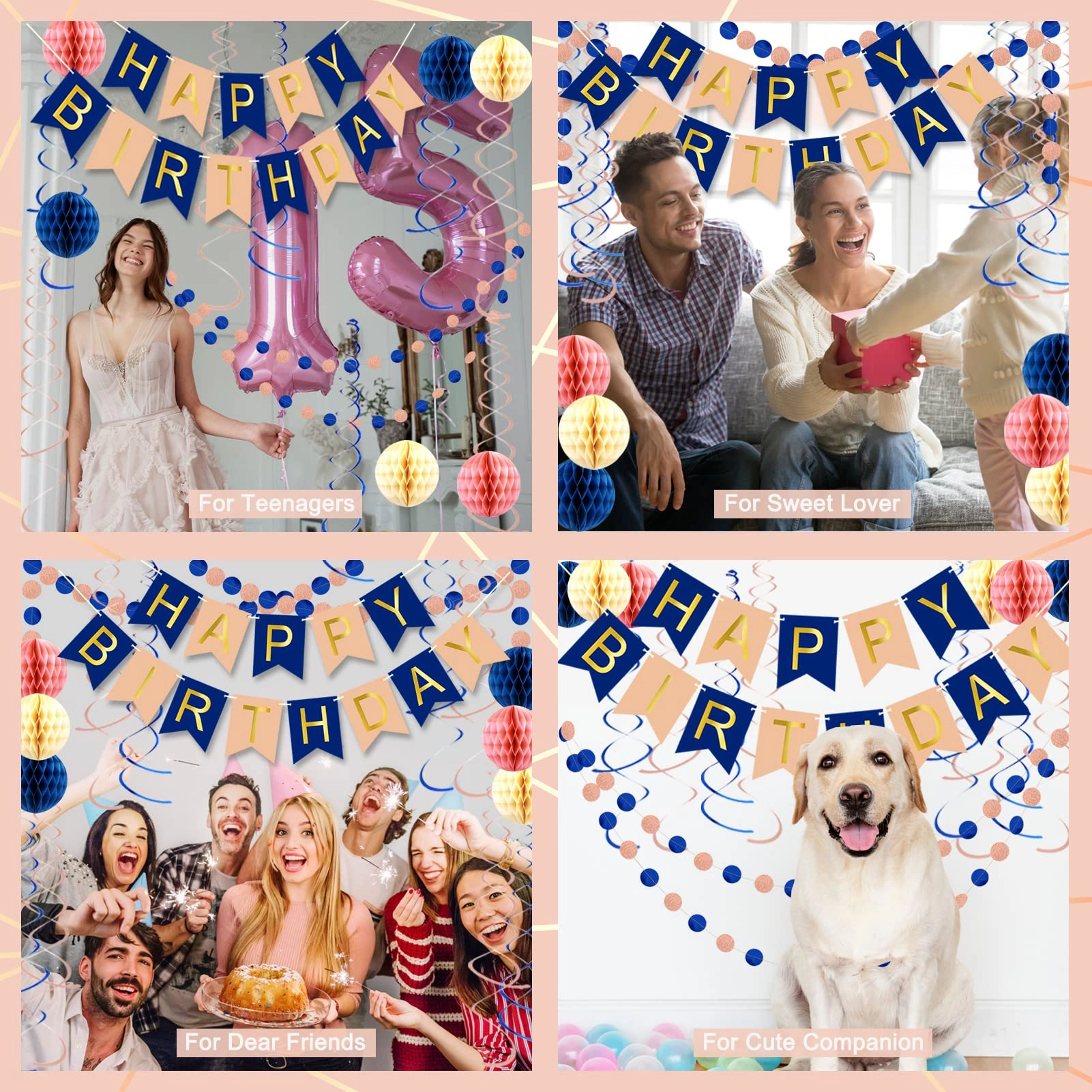 Birthday Decorations - 1.0 Count Birthday