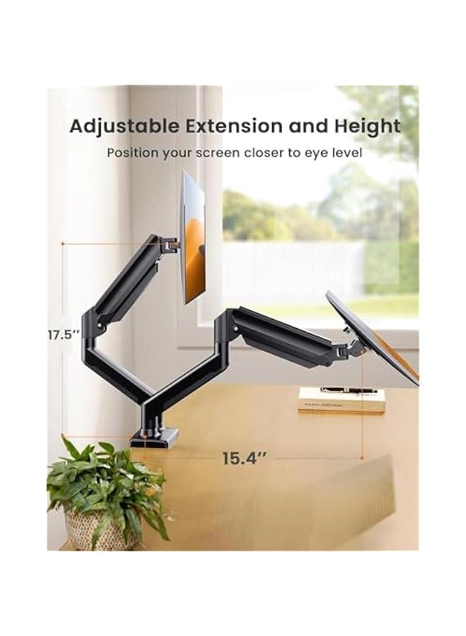 Dual Monitor Mount - 32 inches VESA 75/100mm