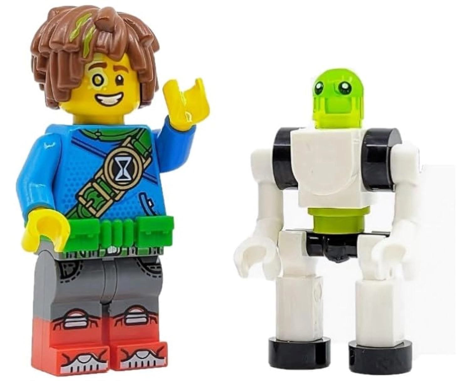 LEGO Mateo Minifigure + Z-Blob Minifigure + The Brick People Tile - Tv Show
