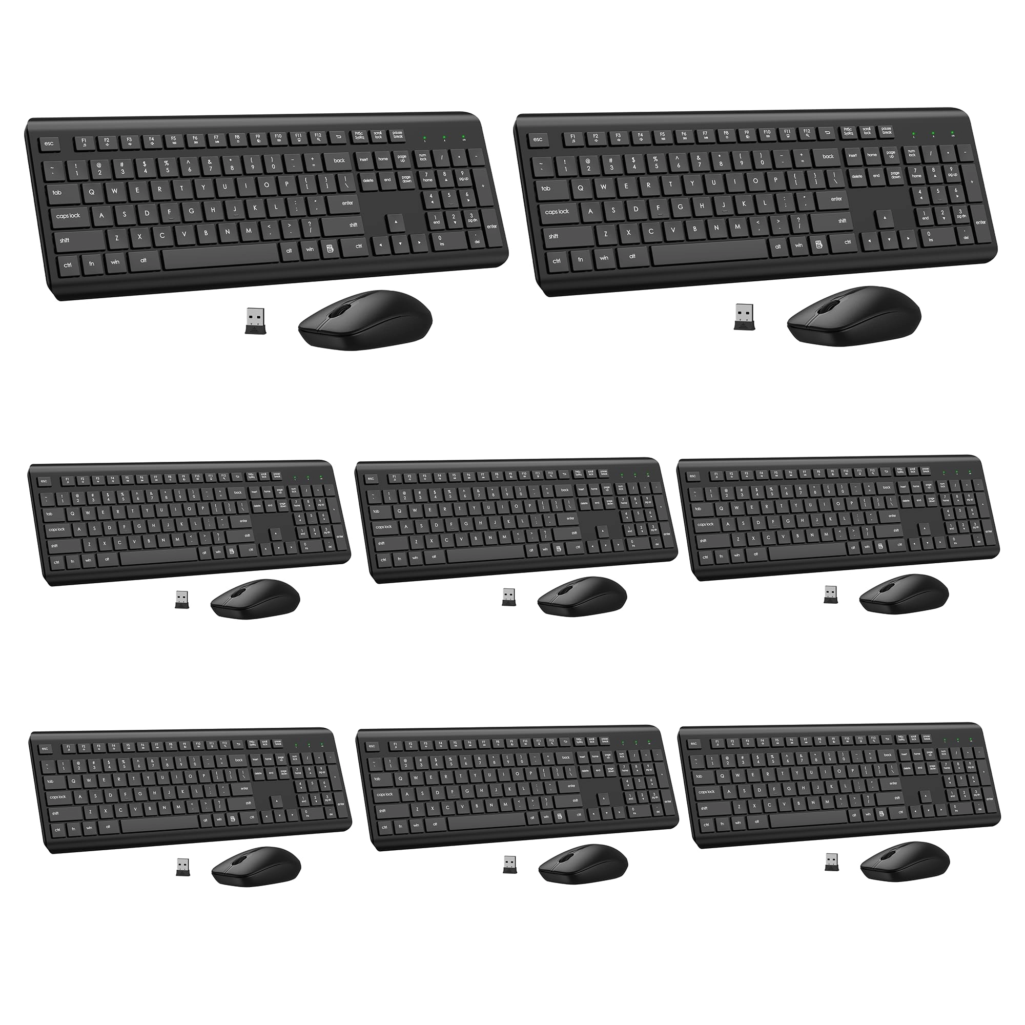 Keyboard and Mouse Combo - QWERTY Wireless