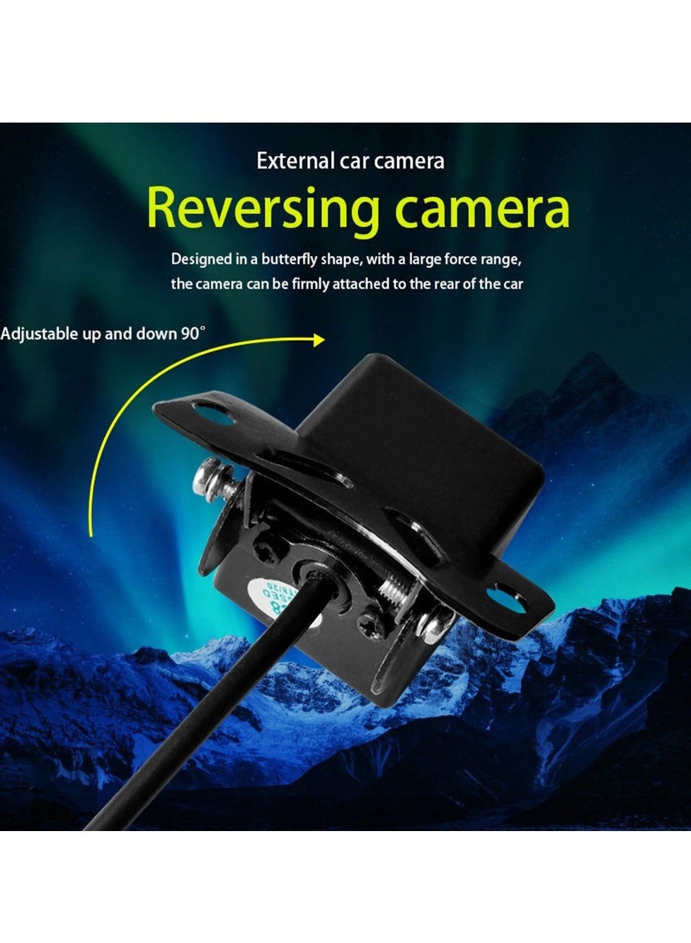HD reversing camera with light - night vision 720*480 pixels