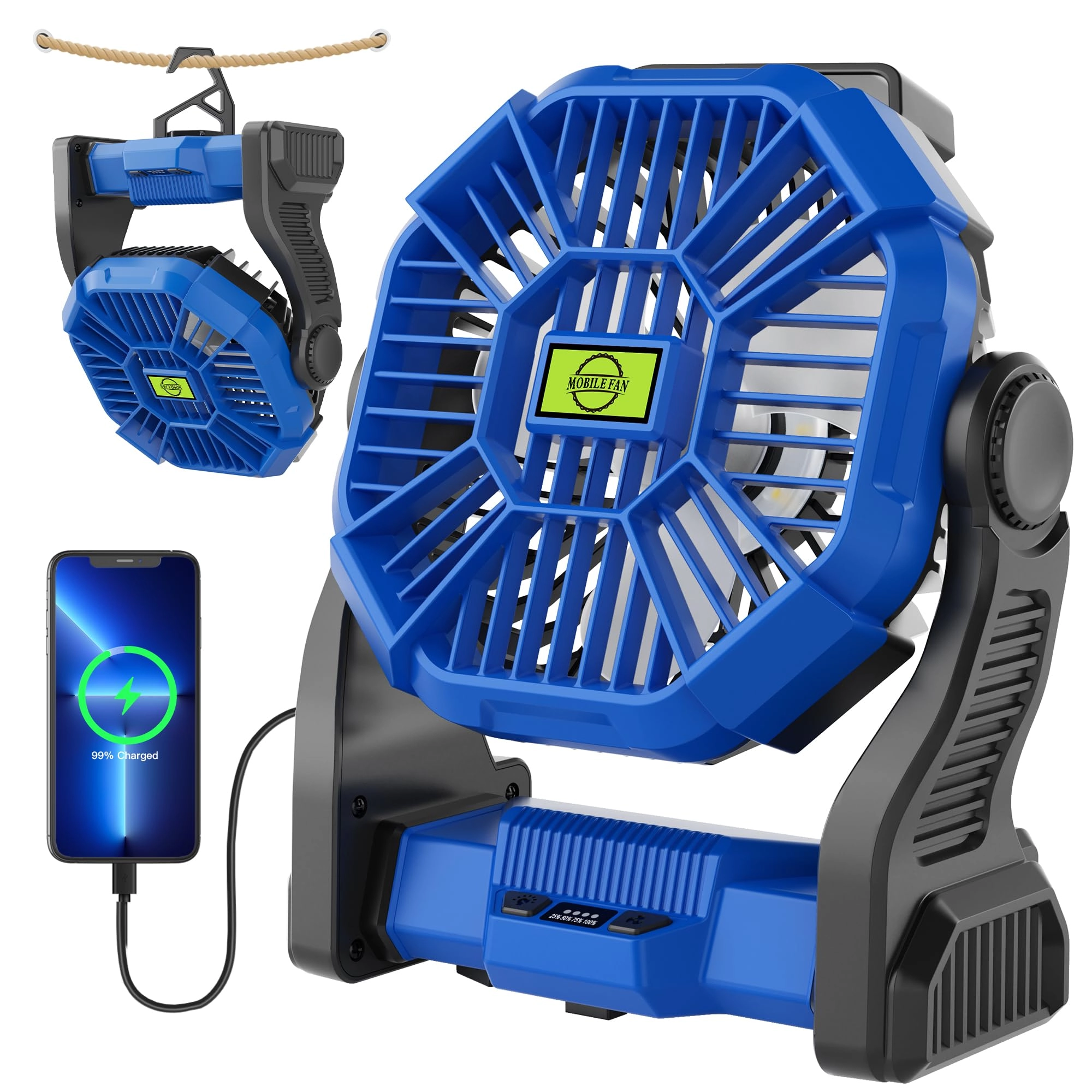 tdlol X23 - Portable Rechargeable 270° Rotating