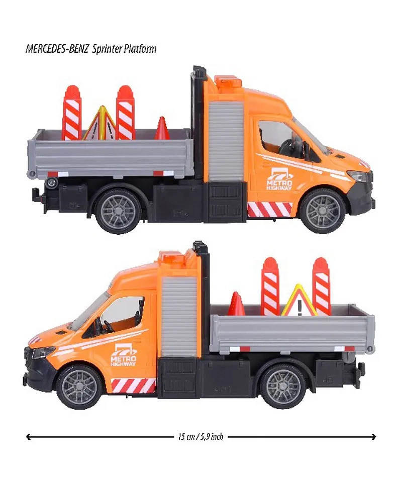 Mercedes-Benz Sprinter Platform - 15 cm Orange