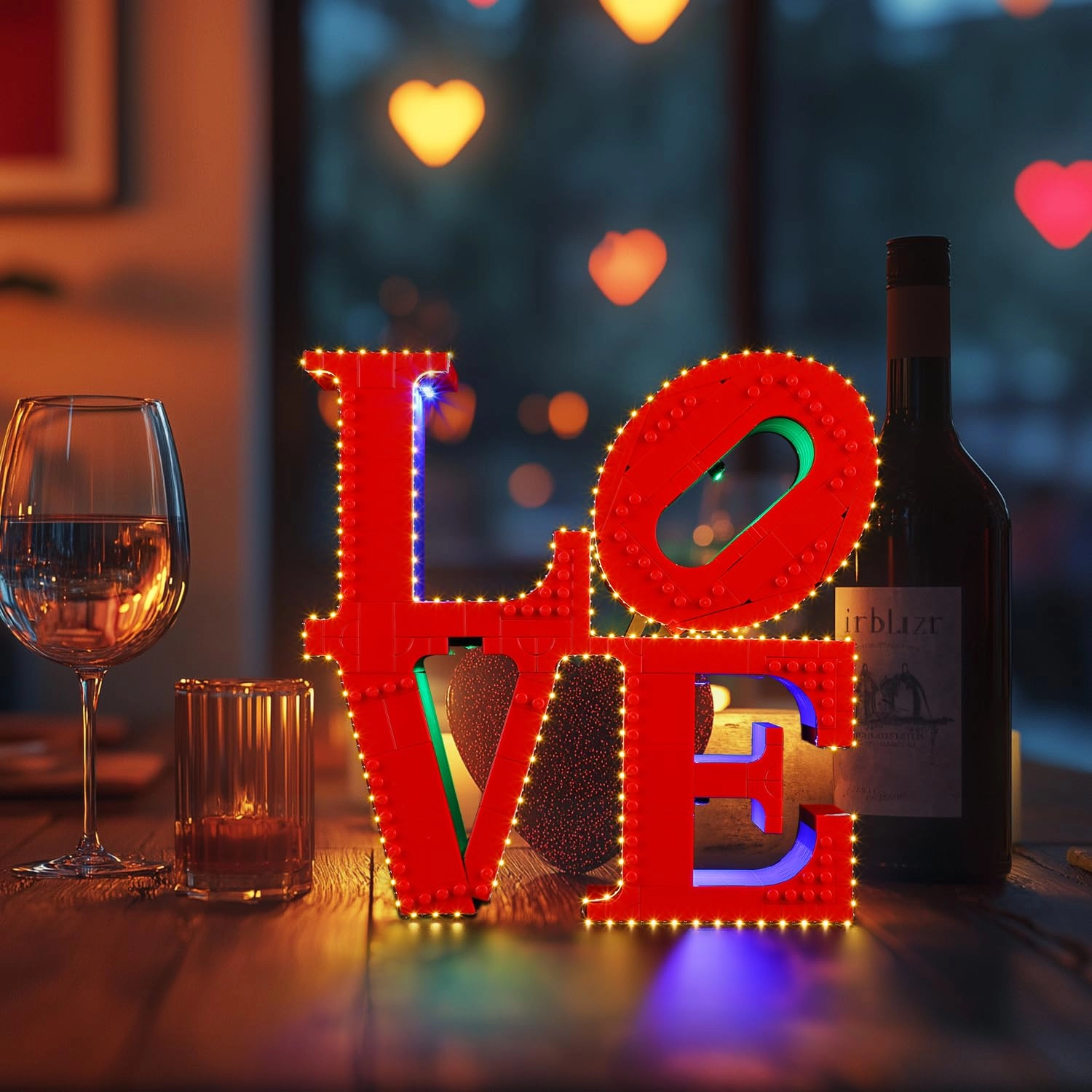 YEABRICKS LED Light for LEGO Art LOVE 31214