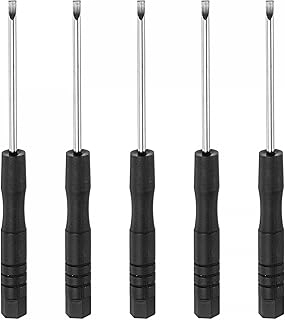 uxcell Mini Slotted Screwdriver 2.0mm (5 Pcs)