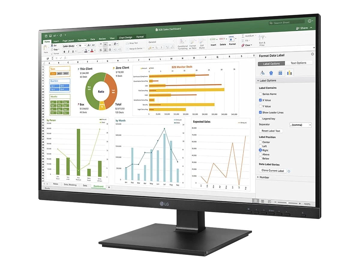 LG 24BN650Y-B - 1920 x 1080 pixels 23.8"
