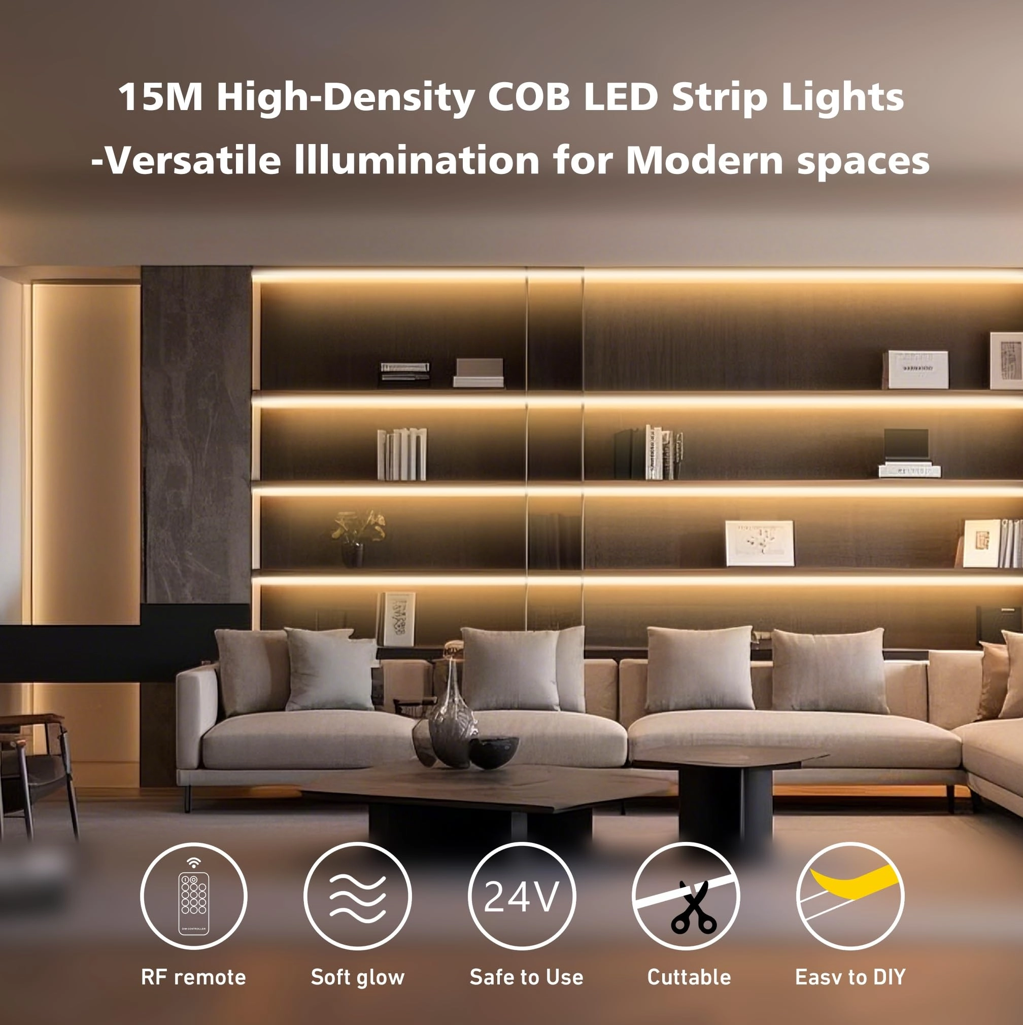 COB LED Strip - 15M