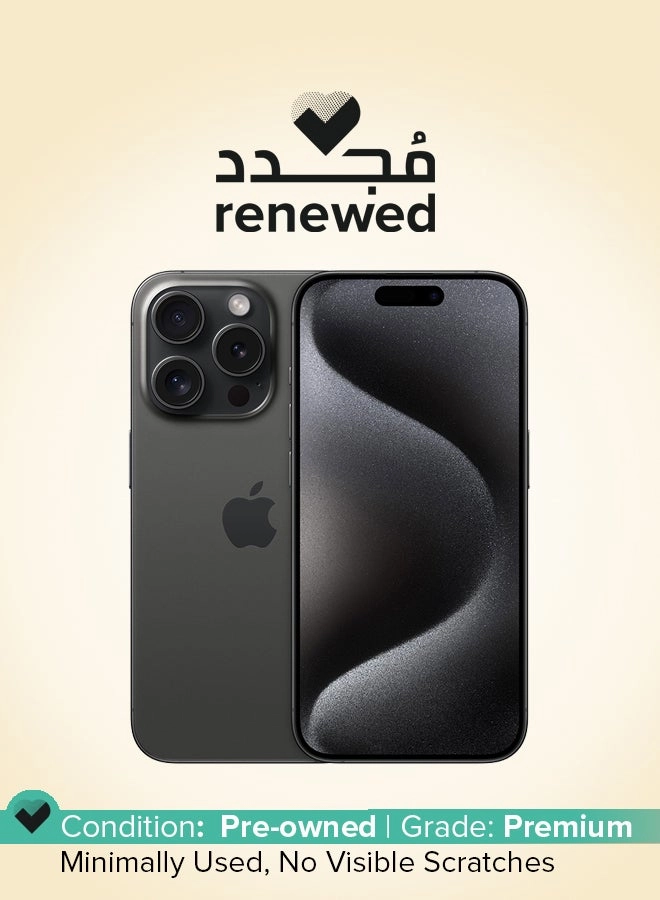 (Renewed) iPhone 15 Pro - 8GB 512GB