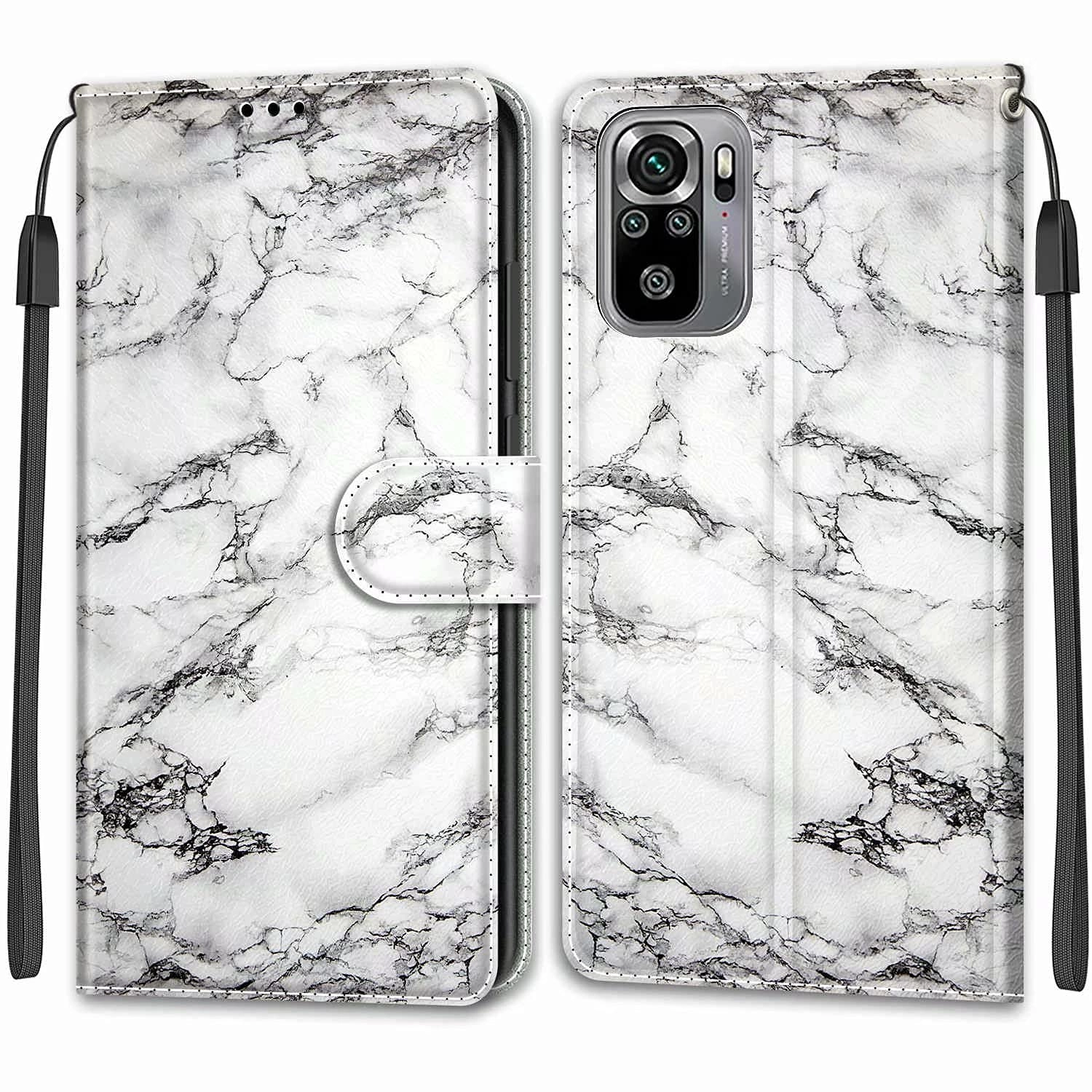 Nadoli Wallet Case Faux Leather Folio for Xiaomi Redmi Note 10 4G