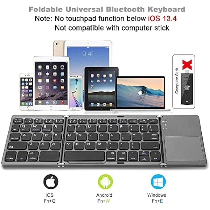 Foldable Bluetooth Keyboard - Wireless