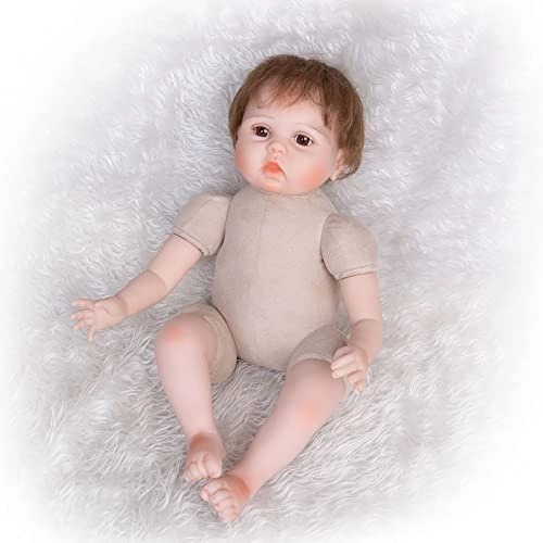 Reborn Baby Doll - 55cm 22" Vinyl Cotton Body