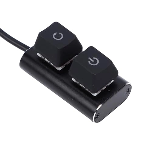 Desktop Computer Power Switch - 2m cable Aluminum Alloy