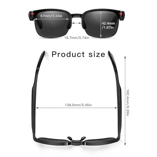 GS200 - Smart Glasses Bluetooth 5.0 150mAh 3 Hours