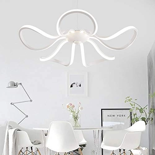 LED Petal Chandelier - warm Light Dimmable