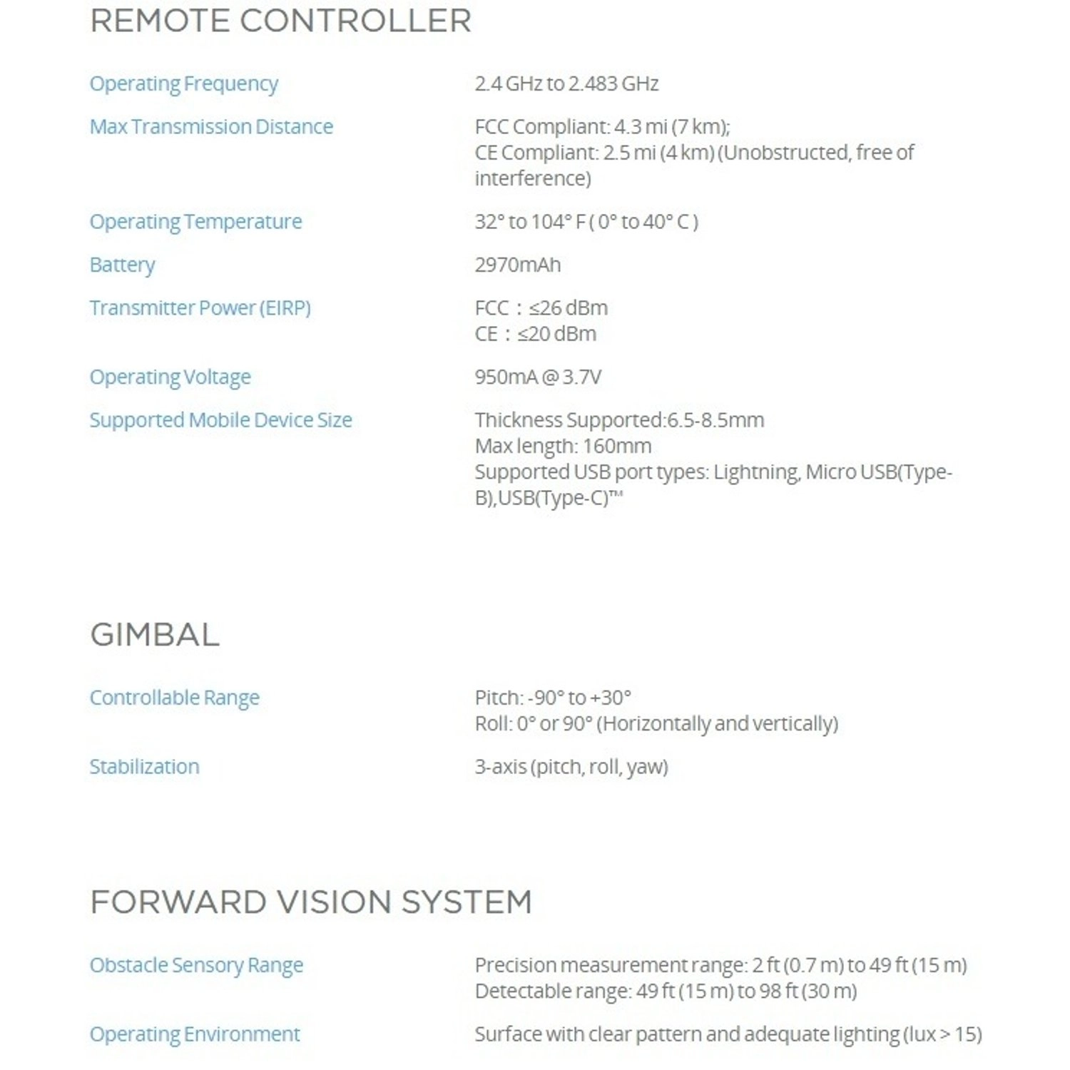 Mavic Pro Combo Pack