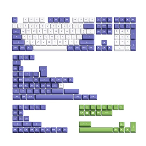 197-Key ASA Profile PBT Keycap Set - Periwinkle Very Peri Double-Shot