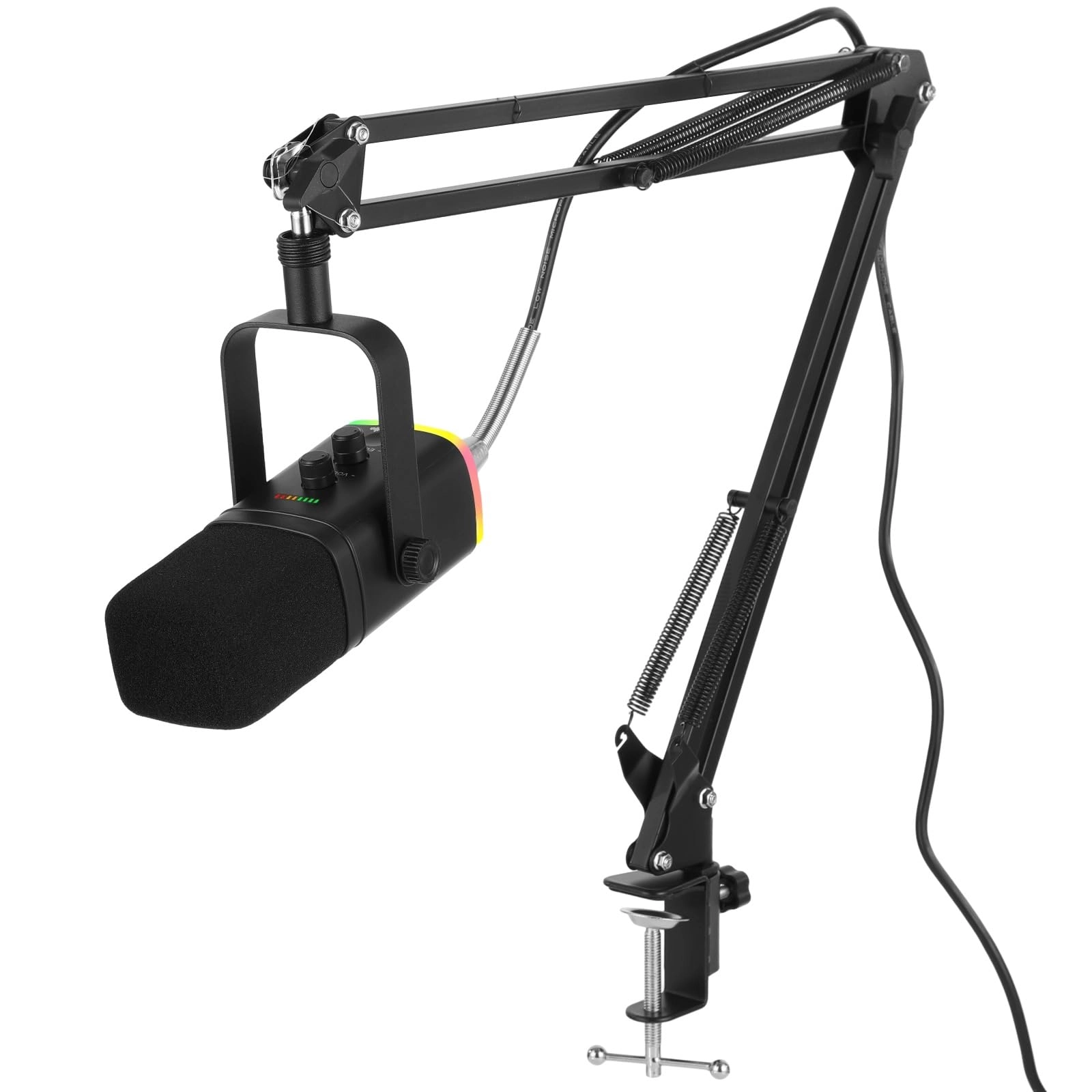 OMISTAR Dynamic Streaming USB Microphone USB+Wireless Microphone