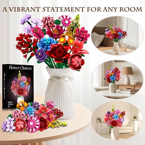 Flower Bouquet Building Set - 1316PCS