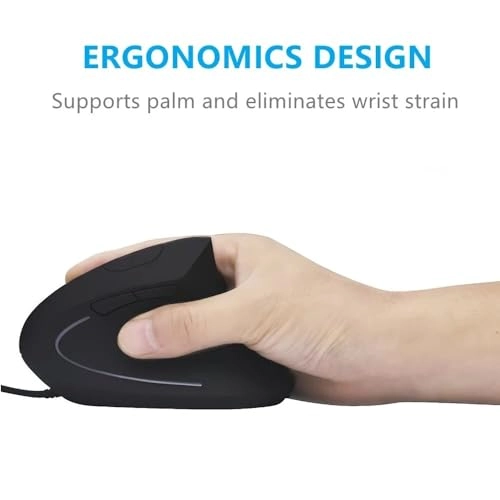 Ergonomic Vertical Mouse - Wired