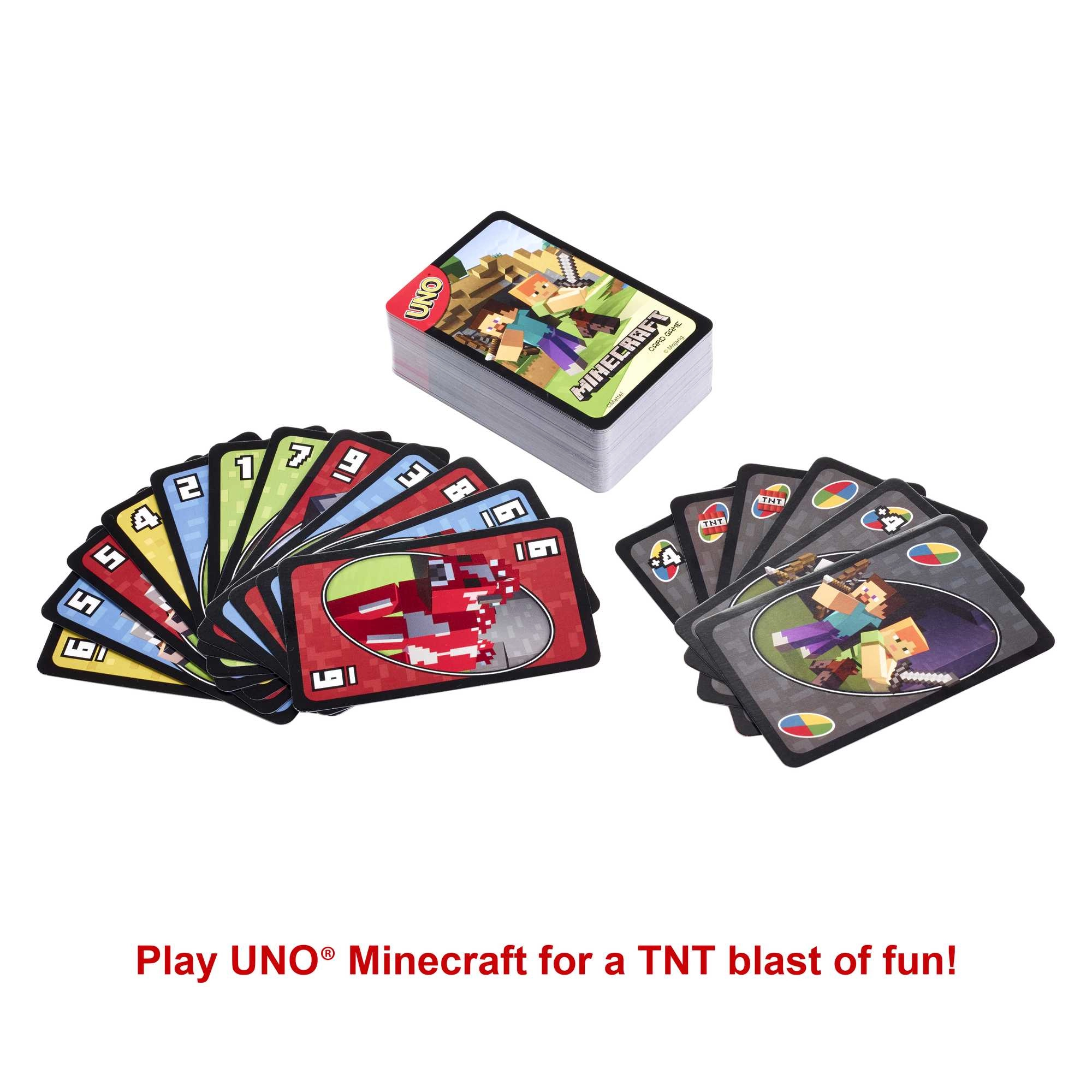 UNO Minecraft + UNO Super Mario + UNO Teenage Mutant Ninja Turtles