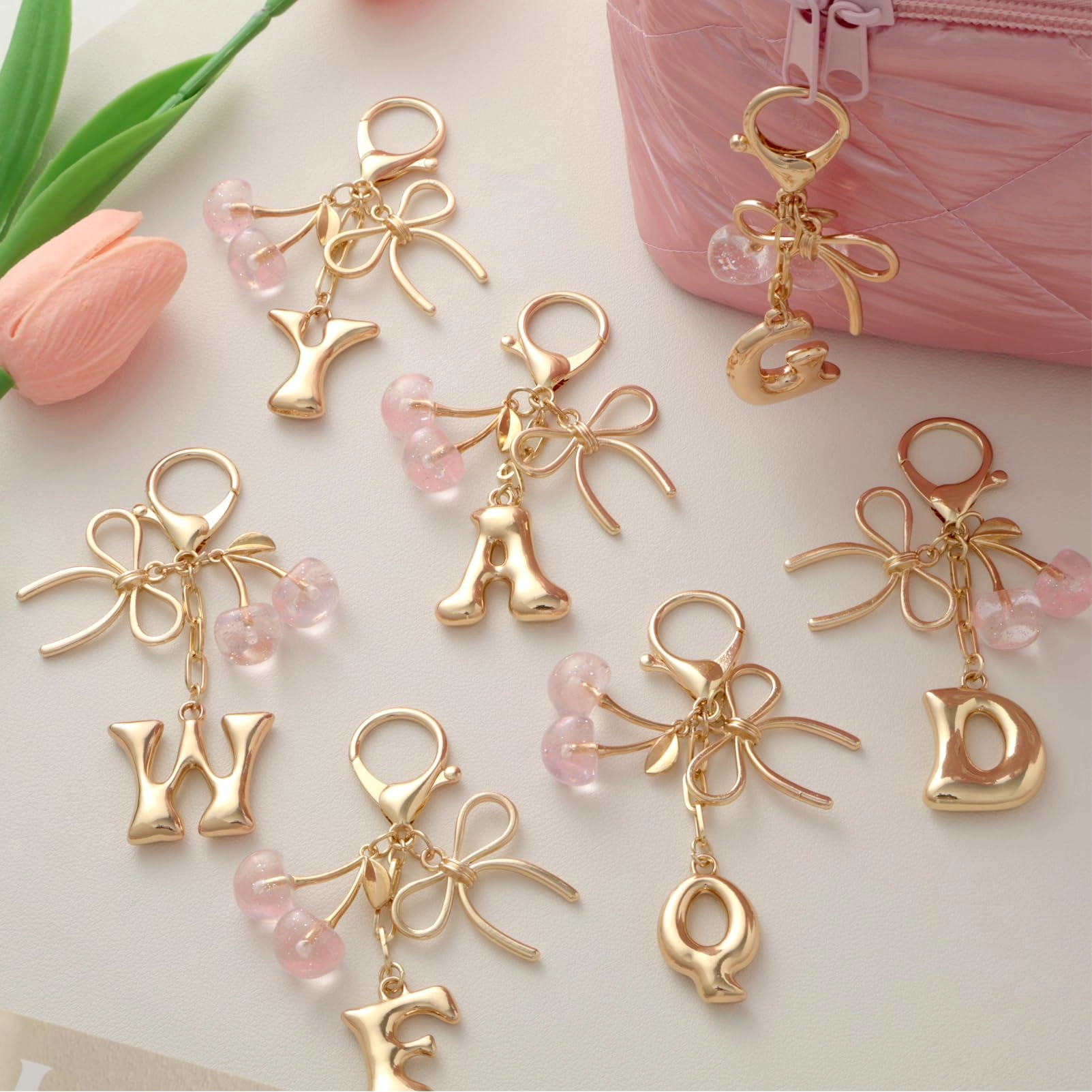 Initial P Keychain - Letter