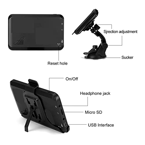 GPS Navigator - 4.3 inch 256MB+8GB South America Map 89465167451