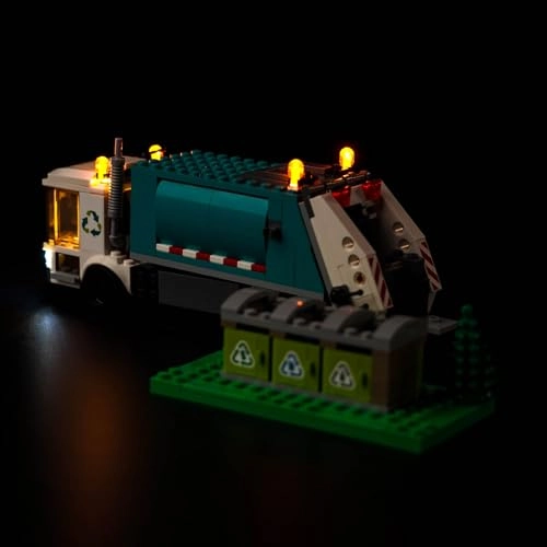 LED Light Kit - Compatible with Lego City Recycling Truck 60386