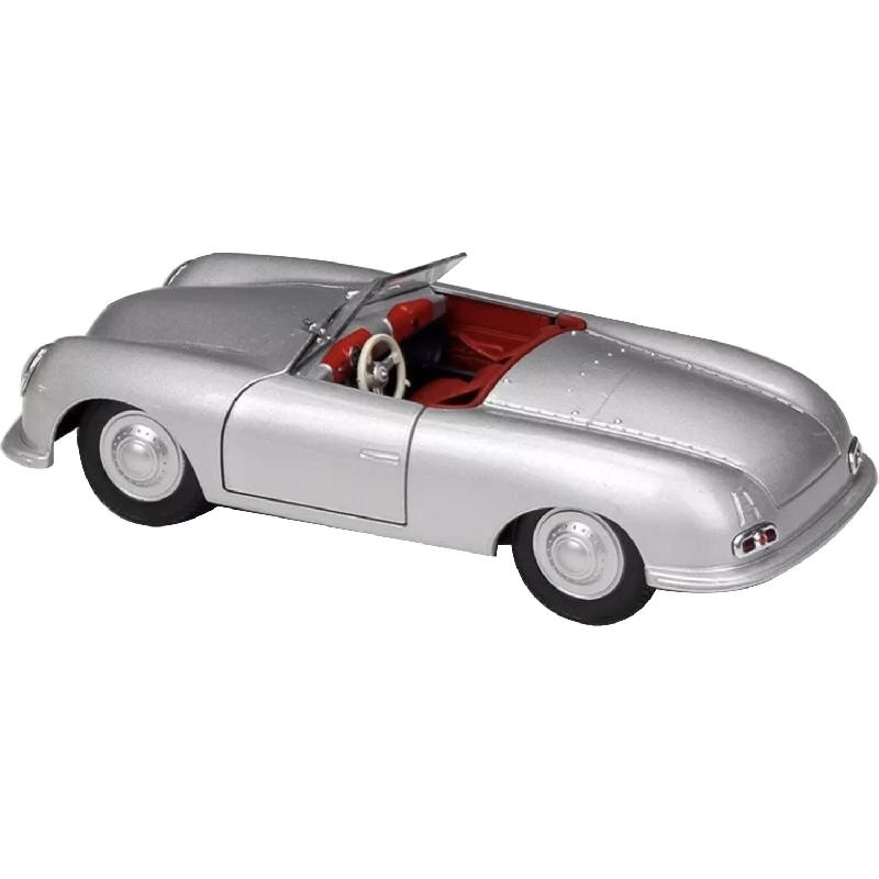 1948 356 NR.1 Roadster - WELLY Silver Metal Die-cast
