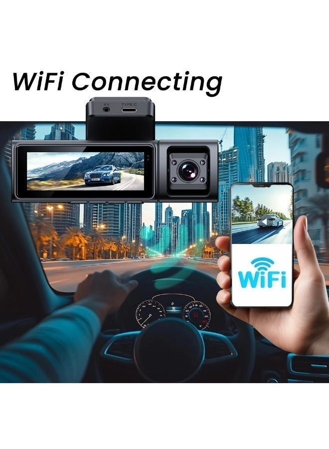 4 Channel Dash Cam - 2.5K+1K+1K+1K