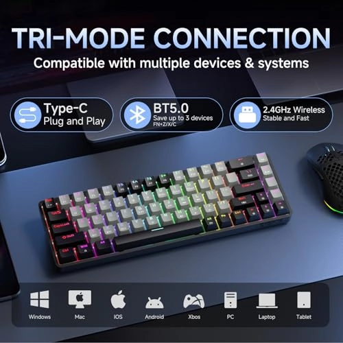 Dk68 - QWERTY Wired/Wireless